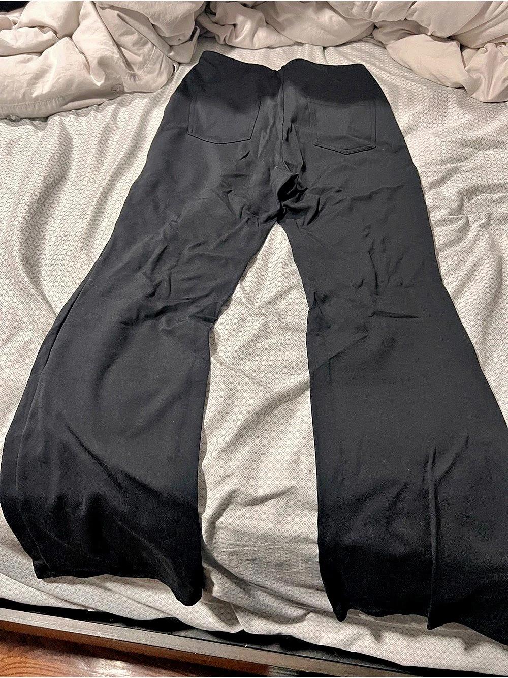 Halara regular Wide Leg Pants in Black Size Medium
